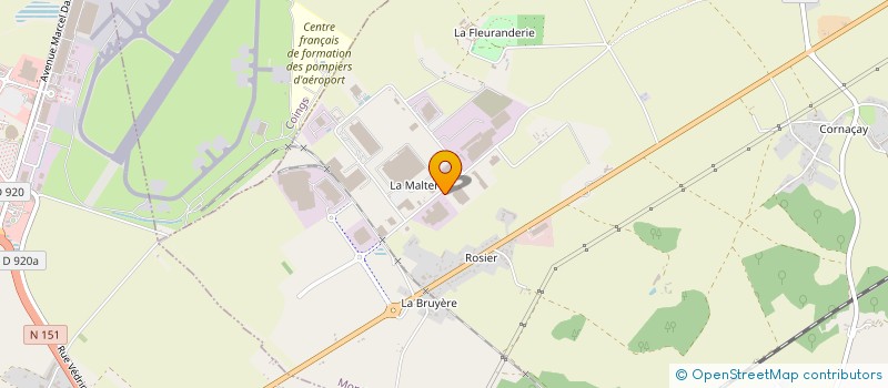 localisation de l'entreprise INCAMALT à MONTIERCHAUME