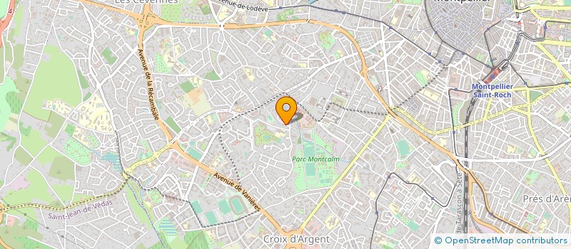 localisation de l'entreprise INCAPS DESIGN à MONTPELLIER