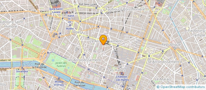 localisation de l'entreprise INCARA LAB à PARIS