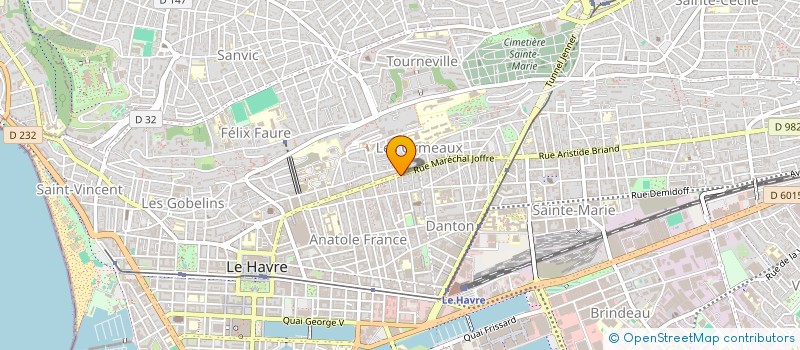 localisation de l'entreprise INCARNATO à LE HAVRE