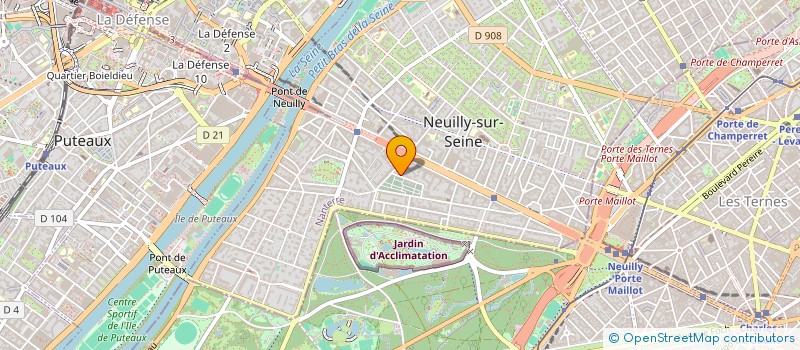 localisation de l'entreprise INCARNE à NEUILLY-SUR-SEINE