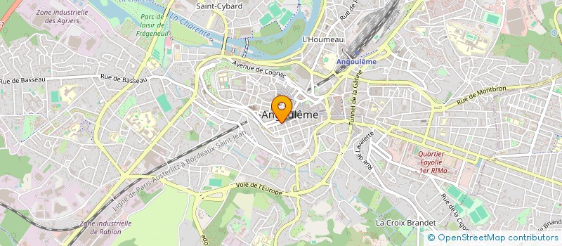 localisation de l'entreprise INCARTADE MUSIC à ANGOULEME