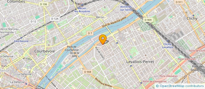 localisation de l'entreprise INCASA à LEVALLOIS-PERRET