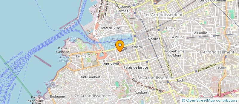localisation de l'entreprise INCCA à MARSEILLE