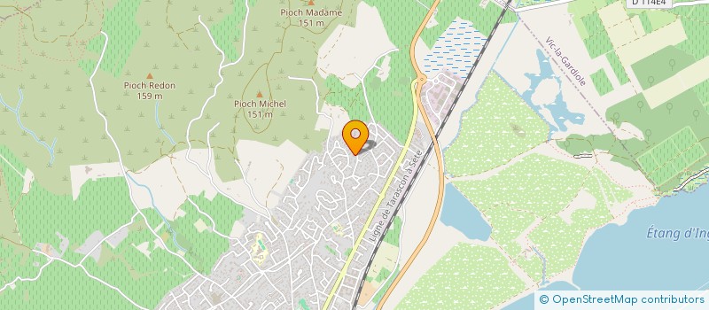 localisation de l'entreprise INCEEPTION à FRONTIGNAN