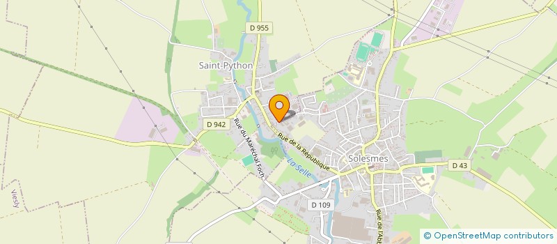 localisation de l'entreprise INCENDIE COORDINATION AUDIT REGLEMENTATION à SAINT-PYTHON