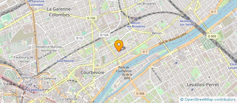localisation de l'entreprise INCENPTIVE à LA GARENNE-COLOMBES