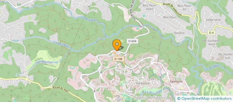 localisation de l'entreprise INCENTERS MEDIA à VALBONNE