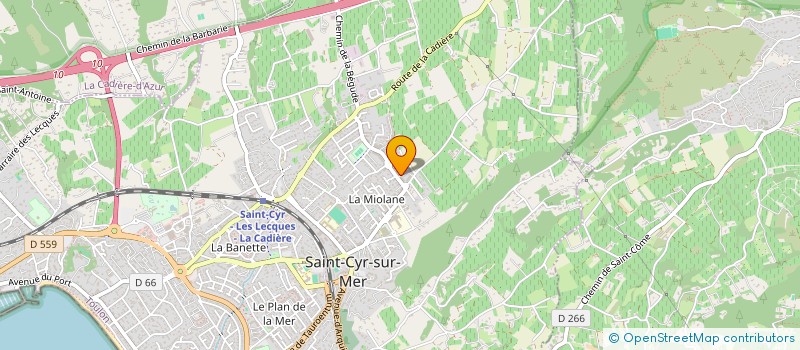 localisation de l'entreprise INCEPTIO à SAINT-CYR-SUR-MER