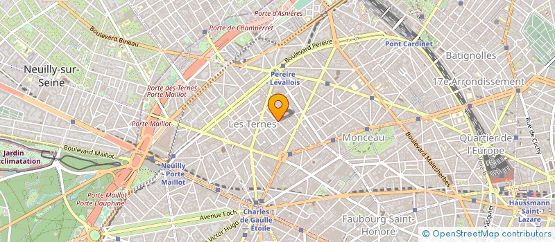 localisation de l'entreprise INCERA à PARIS