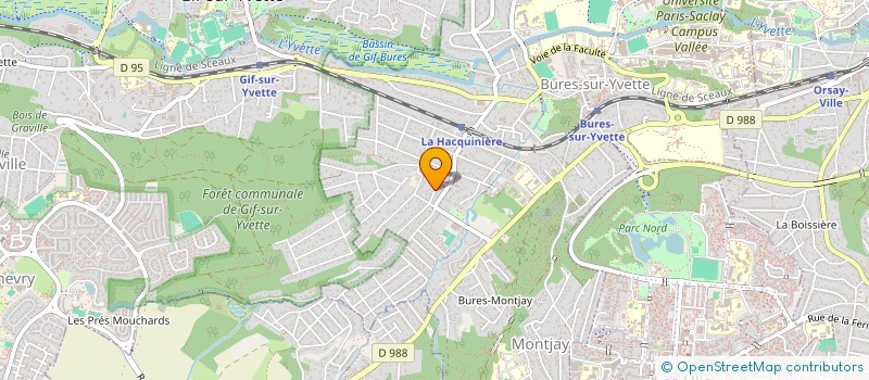 localisation de l'entreprise INCESSANTE  BURES-SUR-YVETTE