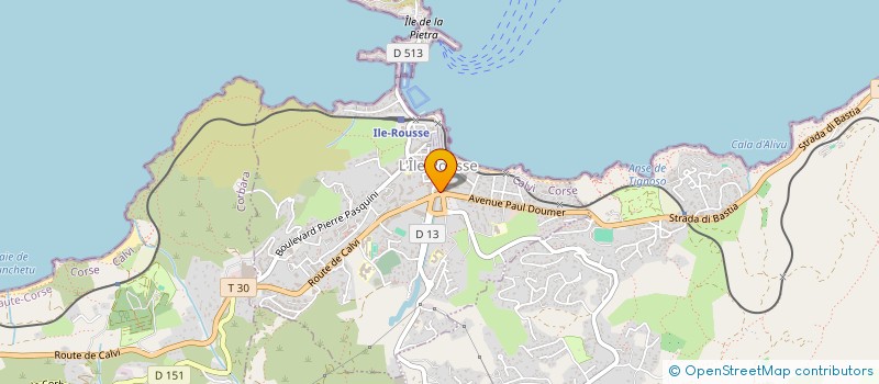 localisation de l'entreprise INCHJOSTRU E CUNFITURA à L'ILE ROUSSE