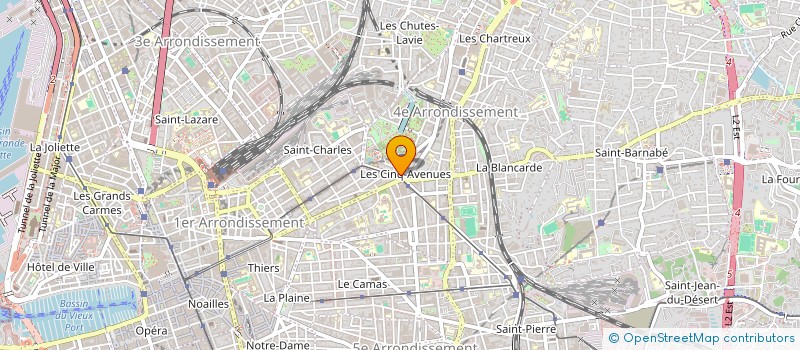 localisation de l'entreprise INCI RESTAURANT  MARSEILLE
