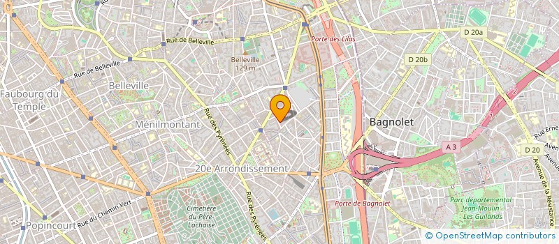 localisation de l'entreprise INCIMED à PARIS