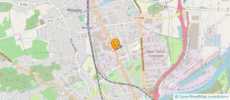 localisation de l'entreprise INCIRCI  METZ