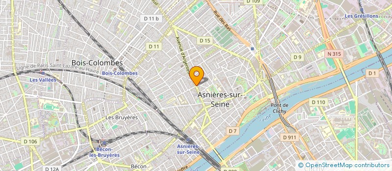 localisation de l'entreprise INCISIF à ASNIERES-SUR-SEINE