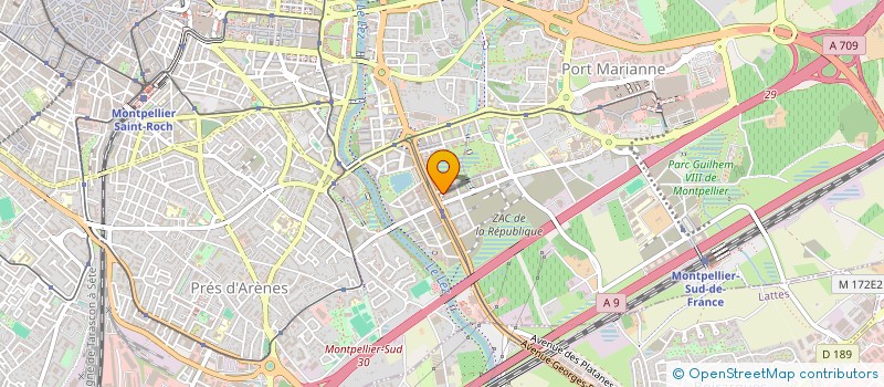 localisation de l'entreprise INCISOL DEV 1 à MONTPELLIER