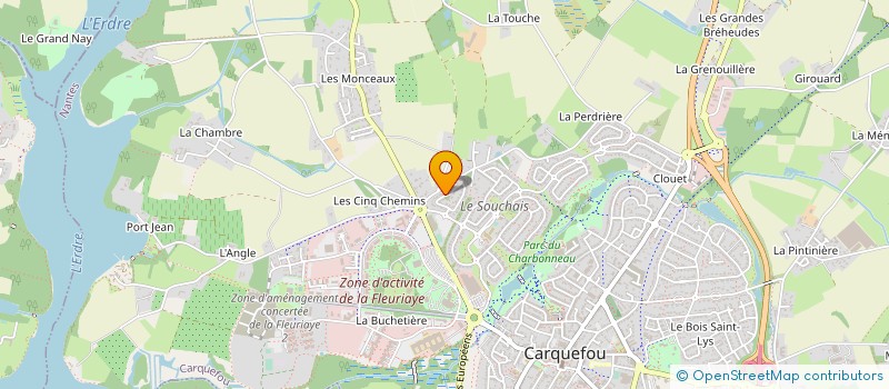 localisation de l'entreprise INCITO à CARQUEFOU