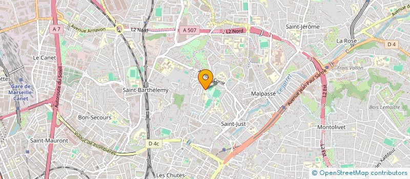 localisation de l'entreprise INCITTA à MARSEILLE
