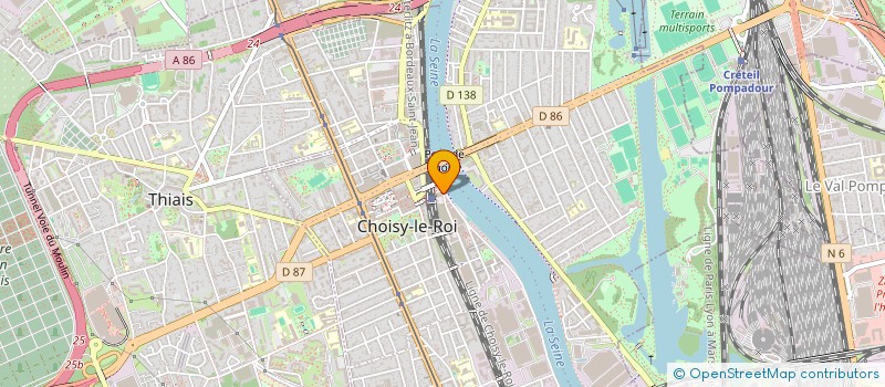 localisation de l'entreprise INCITY GROUP  CHOISY-LE-ROI