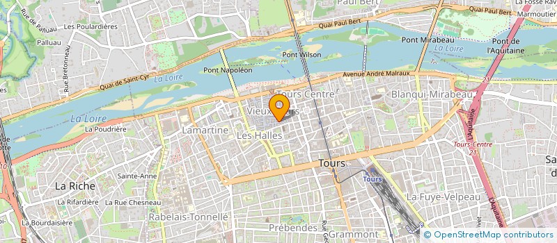 localisation de l'entreprise INCLINAISONS à TOURS