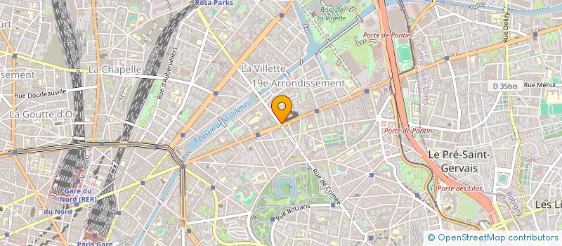 localisation de l'entreprise INCLOOD  PARIS