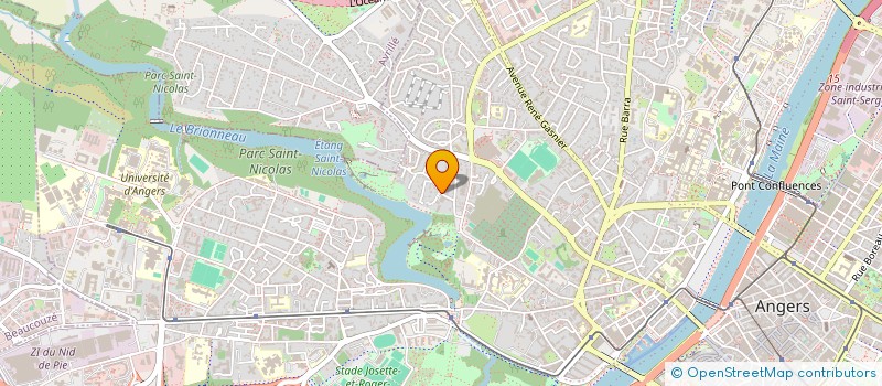 localisation de l'entreprise INCLUDE à ANGERS