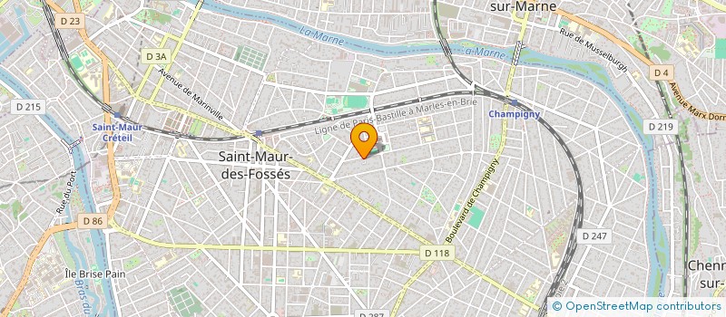 localisation de l'entreprise INCLUSILIB  SAINT-MAUR-DES-FOSSES