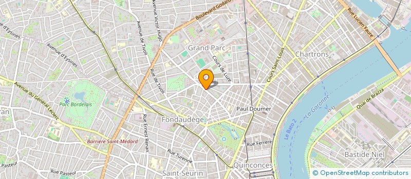 localisation de l'entreprise INCLUSILLON  BORDEAUX