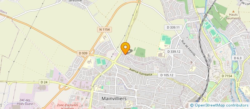 localisation de l'entreprise INCLUSION SOCIALE ET PERFORMANCE PROFESSIONNELLE à CHARTRES