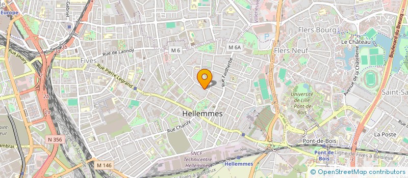 localisation de l'entreprise INCLUSION TRISOMIE 21-59 à LILLE