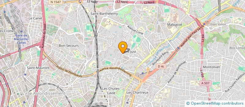 localisation de l'entreprise INCLUSIVE BRAINS à MARSEILLE