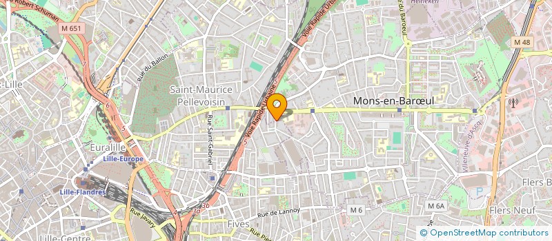 localisation de l'entreprise INCLUSIVE ESPORT ASSOCIATION  MONS-EN-BARUL