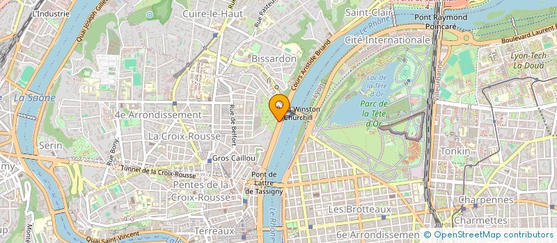 localisation de l'entreprise INCLUSIVE YOGA à LYON
