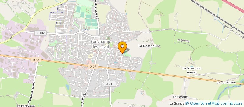 localisation de l'entreprise INCO à BONCHAMP-LES-LAVAL