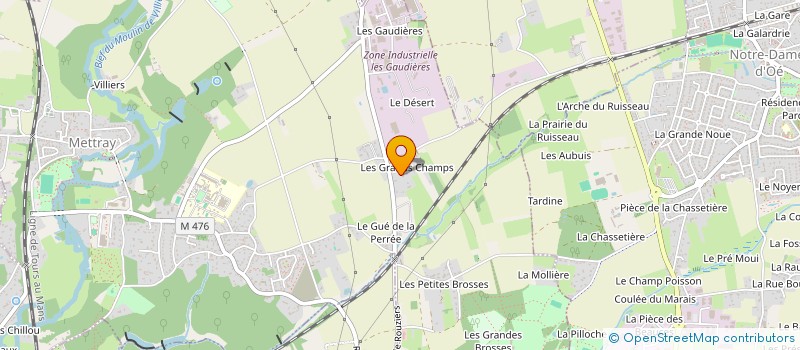 localisation de l'entreprise INCO  METTRAY