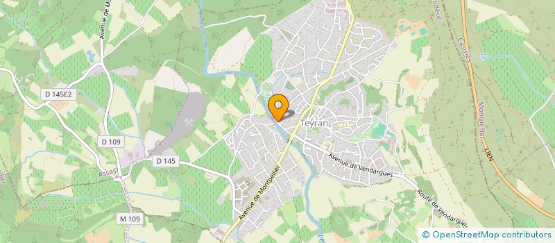 localisation de l'entreprise INCODE  TEYRAN