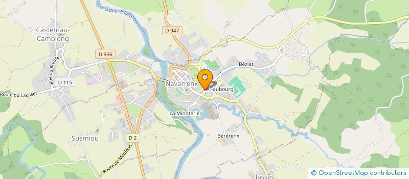 localisation de l'entreprise INCOEUR à NAVARRENX
