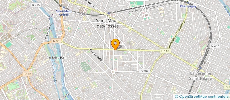 localisation de l'entreprise INCOGEFIM à SAINT-MAUR-DES-FOSSES