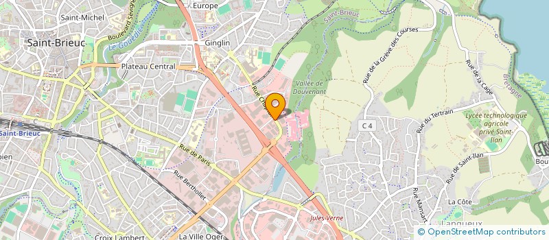 localisation de l'entreprise INCOGNITO à SAINT-BRIEUC