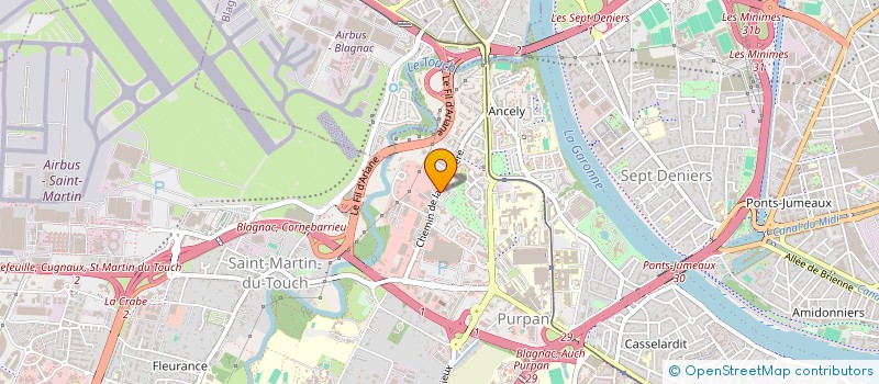 localisation de l'entreprise INCOGNU à TOULOUSE
