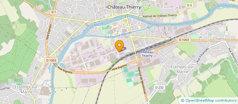 localisation de l'entreprise INCOLA à CHATEAU-THIERRY