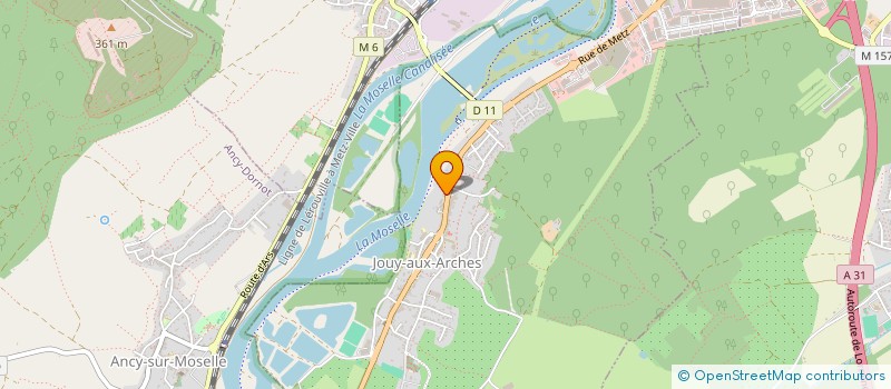 localisation de l'entreprise INCOM  JOUY-AUX-ARCHES