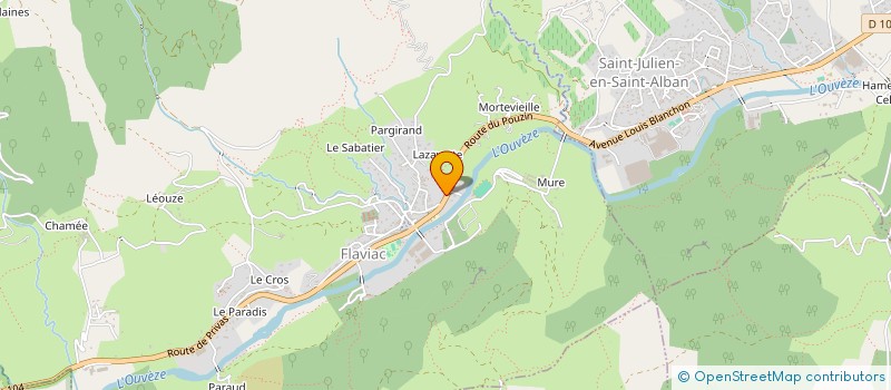 localisation de l'entreprise INCOM!NG EVENEMENTS ET ANIMATIONS  FLAVIAC