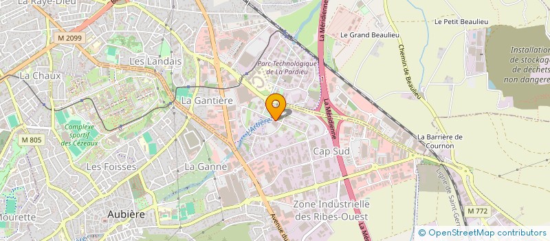 localisation de l'entreprise INCOME  CLERMONT-FERRAND