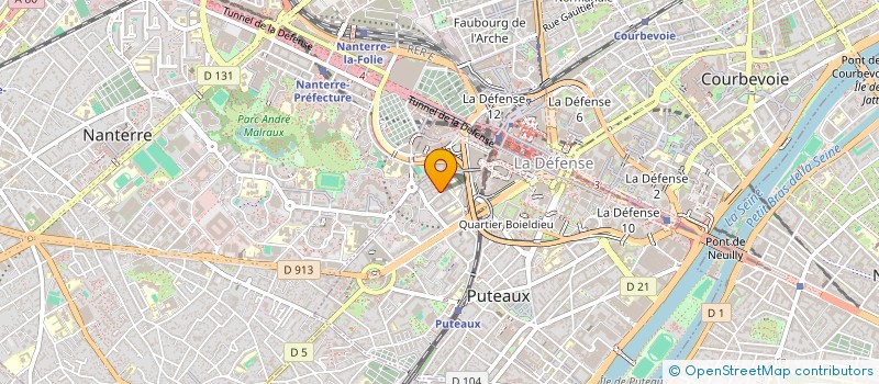 localisation de l'entreprise INCOMING TRAVEL SERVICES  PUTEAUX