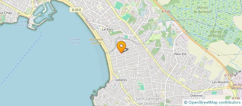 localisation de l'entreprise INCONEX AQUATIC DIVING  SAINT-GEORGES-DE-DIDONNE