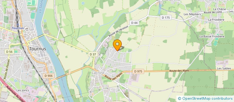 localisation de l'entreprise INCOPLAST  LACROST