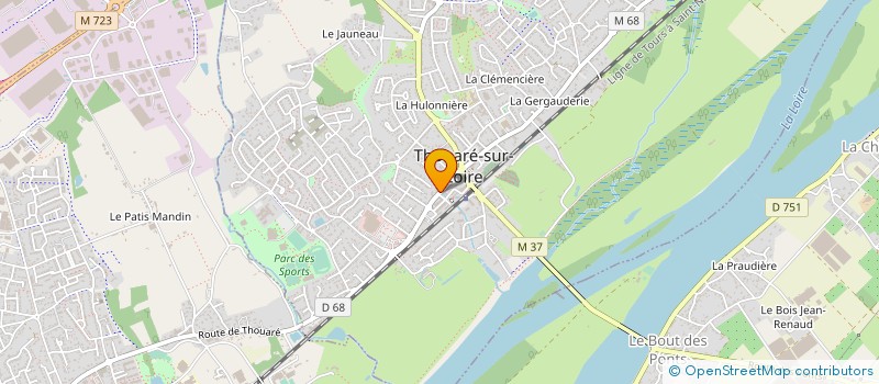 localisation de l'entreprise INCORPORATED SHIPPING SERVICES  THOUARE-SUR-LOIRE