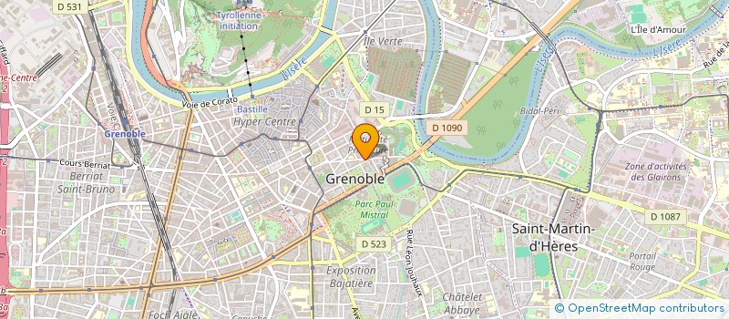 localisation de l'entreprise INCORPORATION DEPANNAGE SECURITE ELECTRIQUE à GRENOBLE